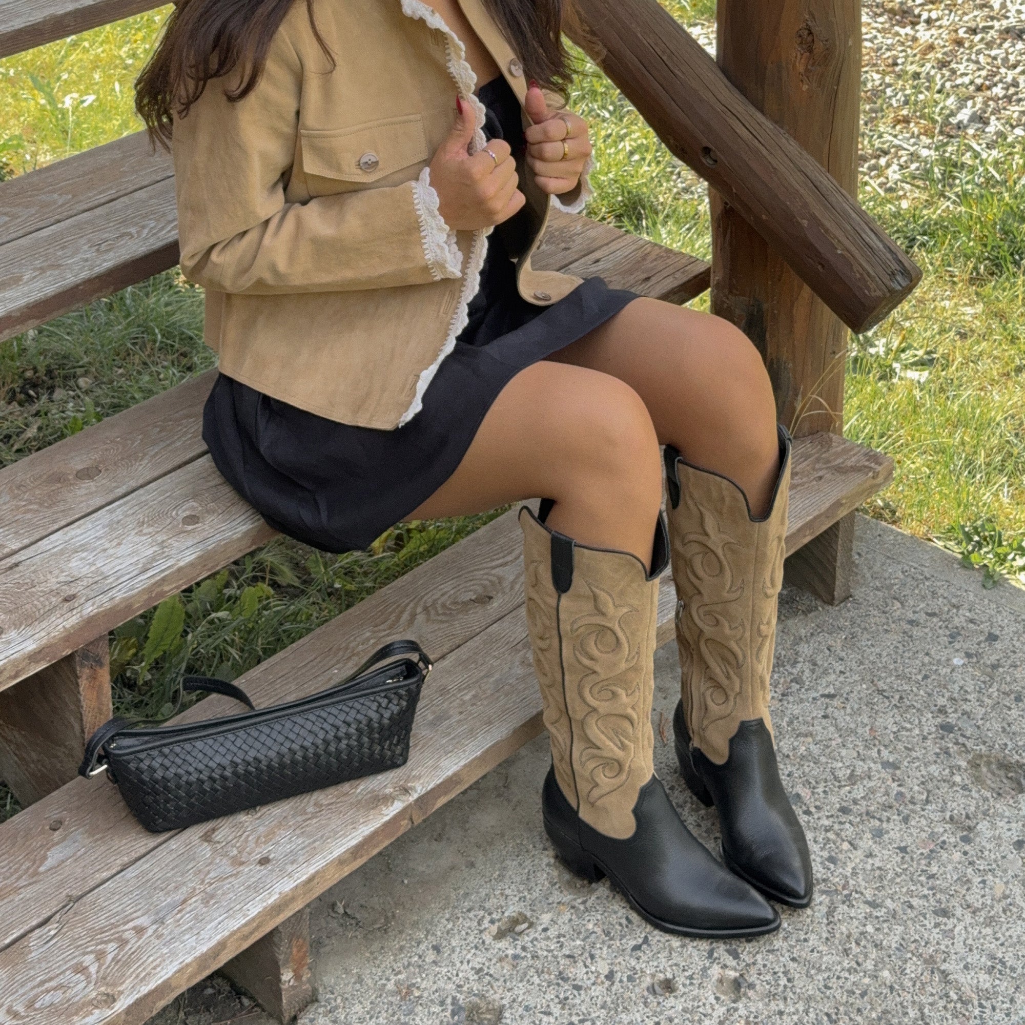 MIRLA BOOTS BLACK MULTI LEATHER - Image 2