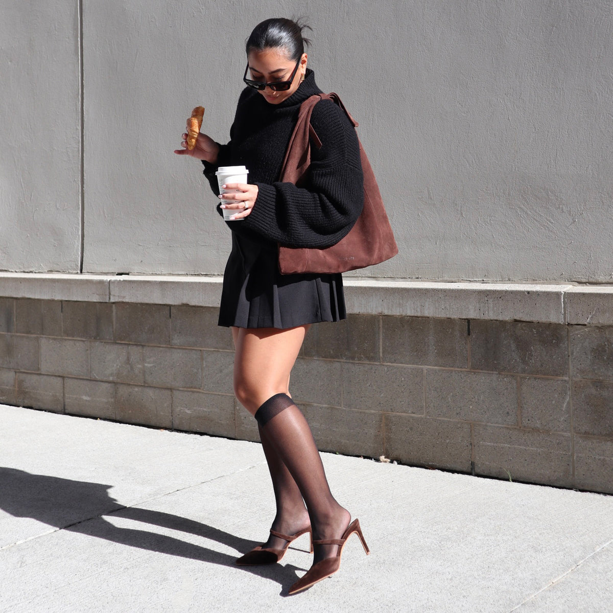 KANIKA HEELS DK BROWN SUEDE - Image 4