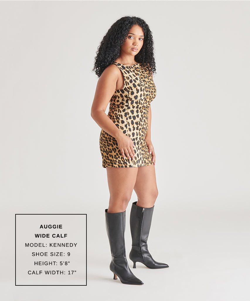 AUGGIE WIDE CALF BOOTS BLACK LEATHER - Image 5