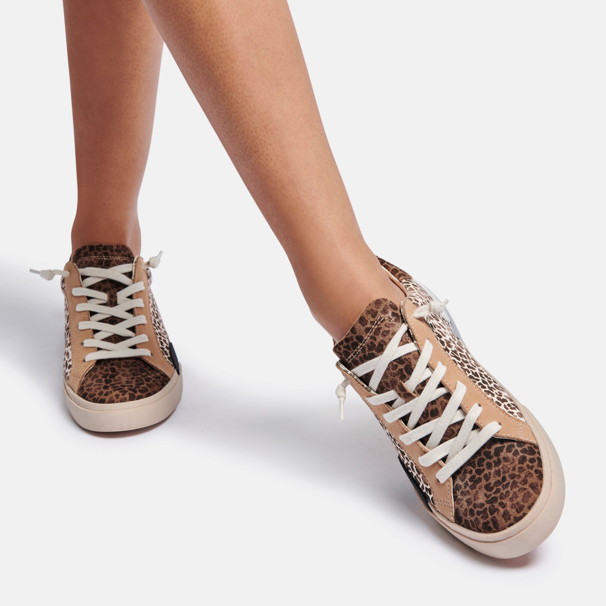 ZINA SNEAKERS LEOPARD MULTI DUSTED SUEDE - re:vita - Image 4