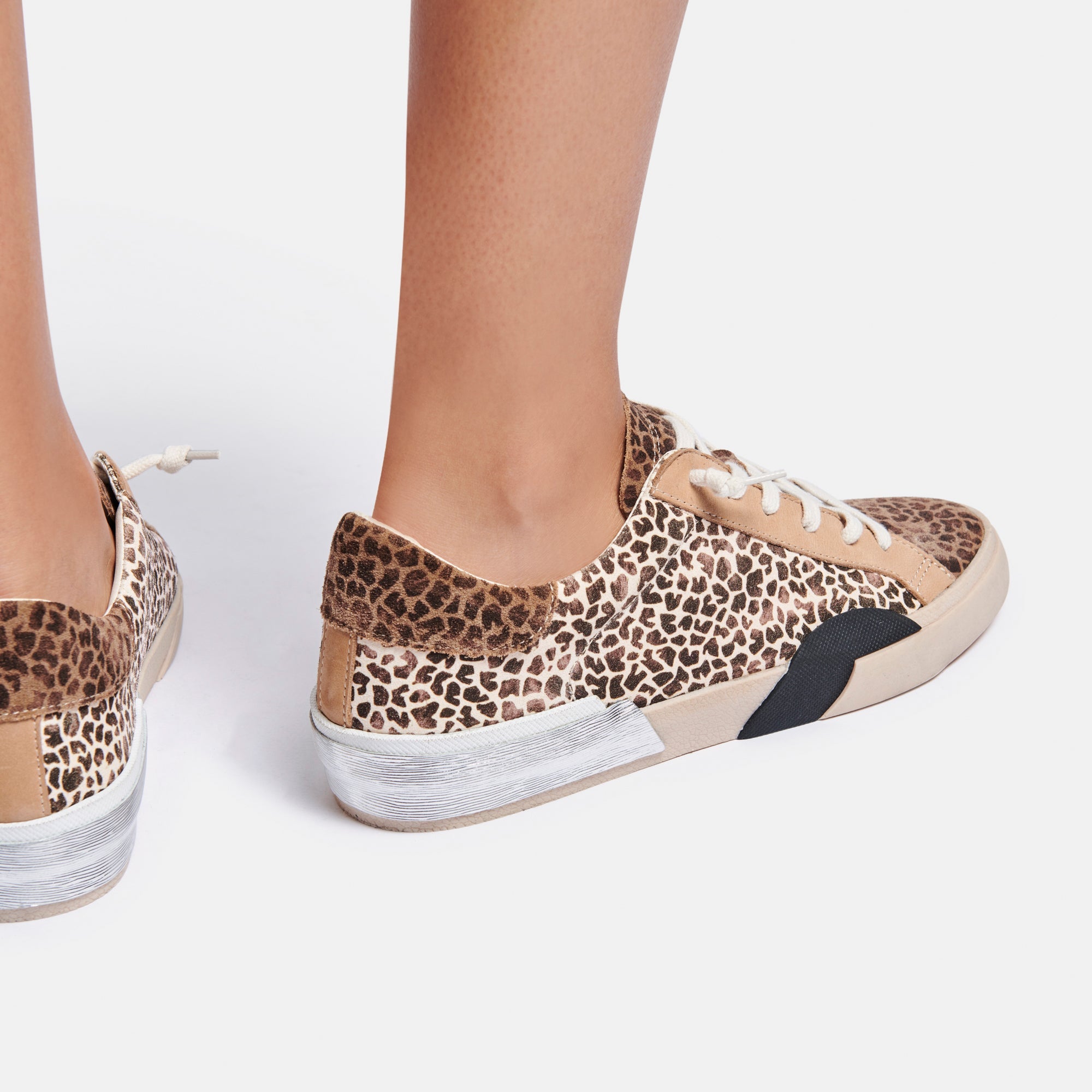 ZINA SNEAKERS LEOPARD MULTI DUSTED SUEDE - re:vita - Image 7