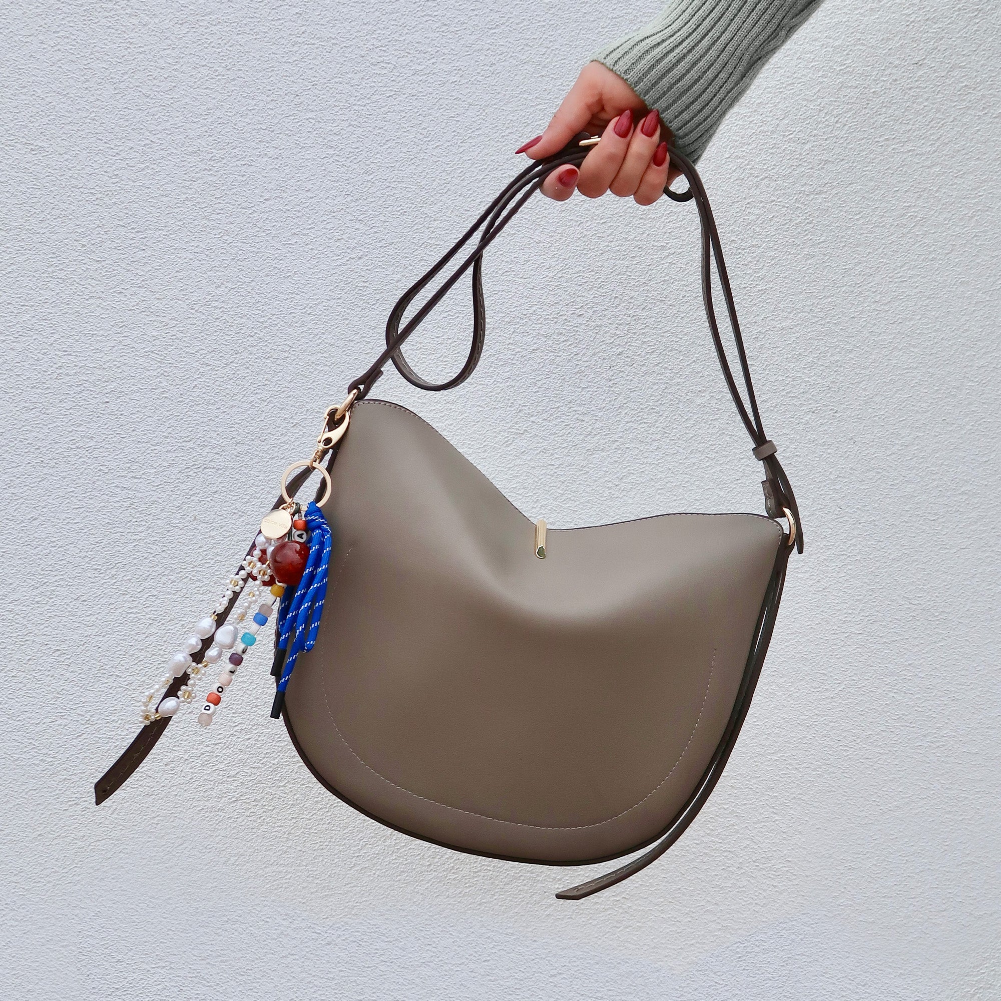 DOLCE VITA BEADED BAG CHARM BLUE MULTI - Image 6